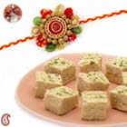 Soan Papdi with FREE Rakhi and Tilak