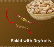 Rakhi with Dryfruits...