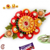 Feather Touch Moli Rakhi,Mauli Rakhi, Buy Rakhi, Send Rakhi to India, Rakhi Gifts, Rakhis Online