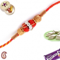 Moli Rakhi with Sandalwood Beads,Rakhi Threads, Buy Rakhi, Send Rakhi to India, Rakhi Gifts, Rakhis Online