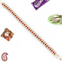 American Diamond Bracelet Rakhi,Bracelet Rakhi, Buy Rakhi, Send Rakhi to India, Rakhi Gifts, Rakhis Online