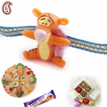 Exclusive Tigger Rakhi,Rakhi for Kids, Buy Rakhi, Send Rakhi to India, Rakhi Gifts, Rakhis Online