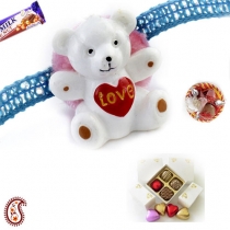 Exclusive Teddy Bear Rakhi,Rakhi for Kids, Buy Rakhi, Send Rakhi to India, Rakhi Gifts, Rakhis Online