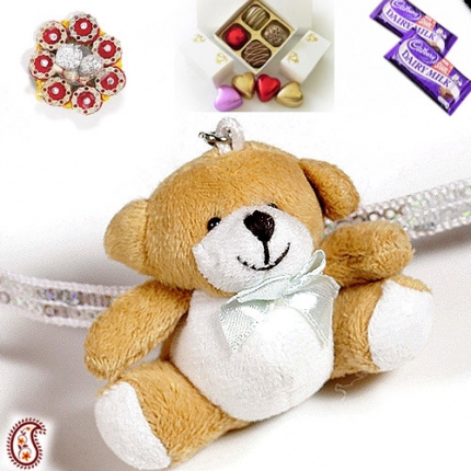 Exclusive Cudly Toy Teddy Rakhi