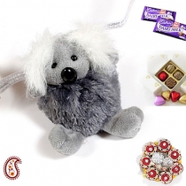 Exclusive Cudly Toy Bear Rakhi,Rakhi for Kids, Buy Rakhi, Send Rakhi to India, Rakhi Gifts, Rakhis Online
