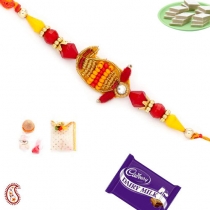 Paisley Design Mauli Rakhi,Rakhi Threads, Buy Rakhi, Send Rakhi to India, Rakhi Gifts, Rakhis Online