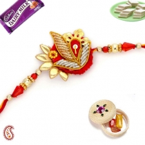 Traditional Zardosi Rakhi,Zardosi Rakhi, Buy Rakhi, Send Rakhi to India, Rakhi Gifts, Rakhis Online