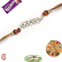 American Diamond Beads Rakhi,Diamond Rakhi, Buy Rakhi, Send Rakhi to India, Rakhi Gifts, Rakhis Online