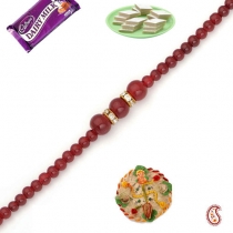 Ruby Bracelet Rakhi,Bracelet Rakhi, Buy Rakhi, Send Rakhi to India, Rakhi Gifts, Rakhis Online