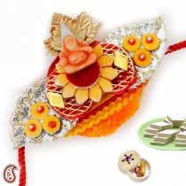Handcrafted Ganapati Rakhi,Regular Rakhi, Buy Rakhi, Send Rakhi to India, Rakhi Gifts, Rakhis Online