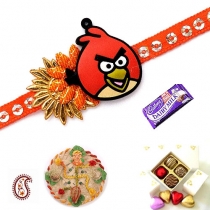Red Angry Bird Rakhi