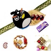 Black Angry Bird Rakhi