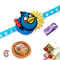 Blue Angry Bird Rakhi