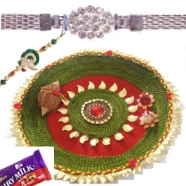 Rakhi Thali With Bracelet Rakhi